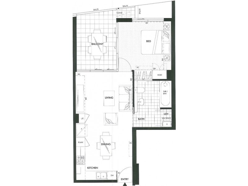 Level 4/16 Ramsgate St, Kelvin Grove QLD 4059 Floorplan