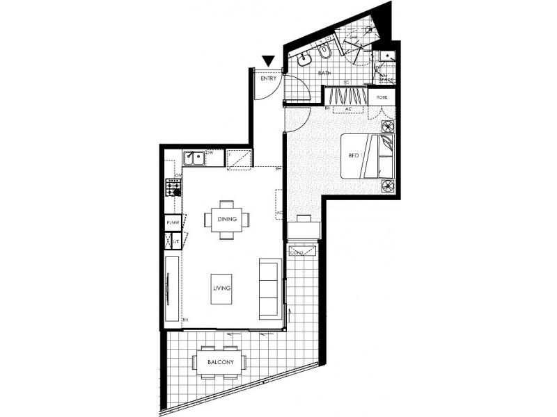 Level 9/63 Blamey St, Kelvin Grove QLD 4059 Floorplan