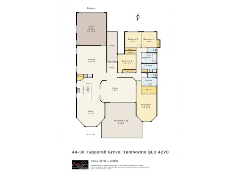44 Tuggerah Gr, Tamborine QLD 4270 Floorplan