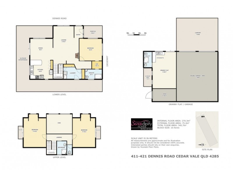 411-421 Dennis Rd, Cedar Vale QLD 4285 Floorplan