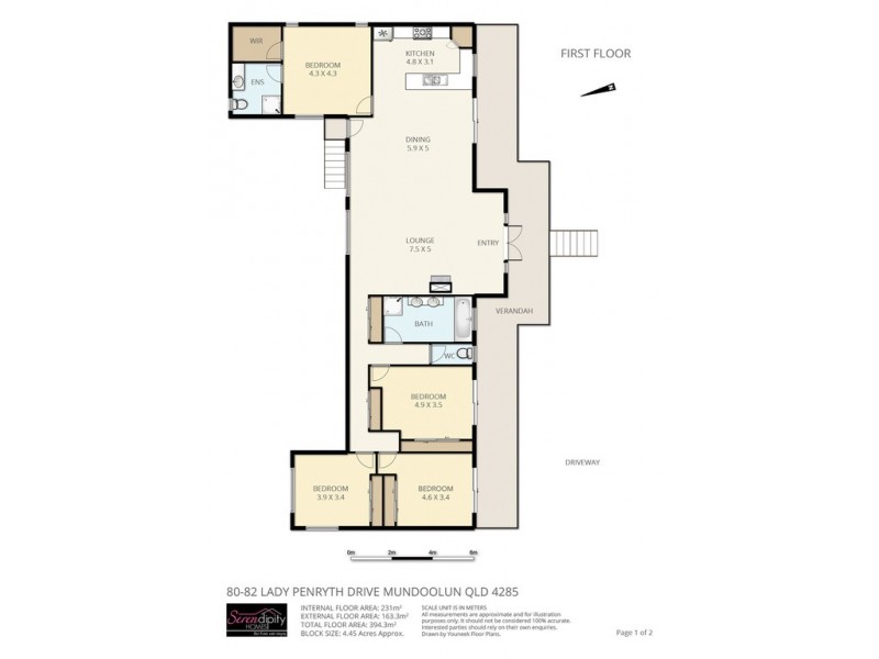 80-82 Lady Penrhyn Dr, Mundoolun QLD 4285 Floorplan