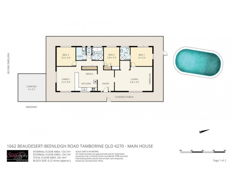 1662 Beaudesert Beenleigh Rd, Tamborine QLD 4270 Floorplan