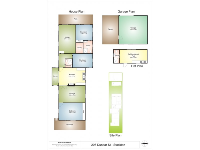 206 Dunbar Street, Stockton NSW 2295 Floorplan
