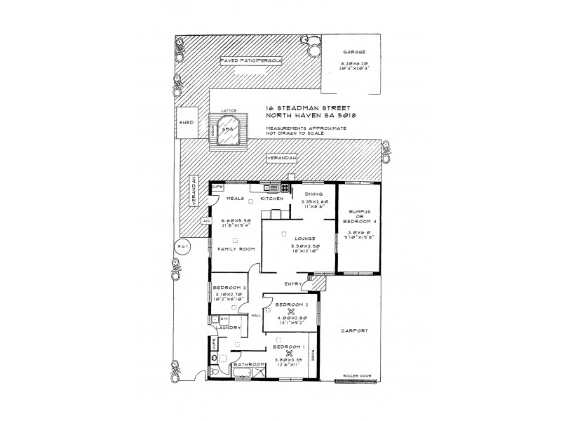 16 Steadman Street, North Haven SA 5018 Floorplan