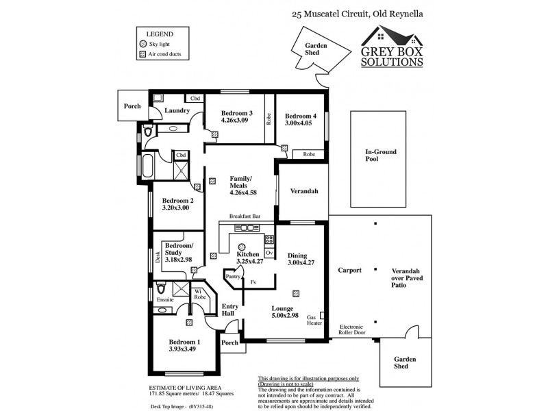 25 Muscatel Circuit, Old Reynella SA 5161 Floorplan