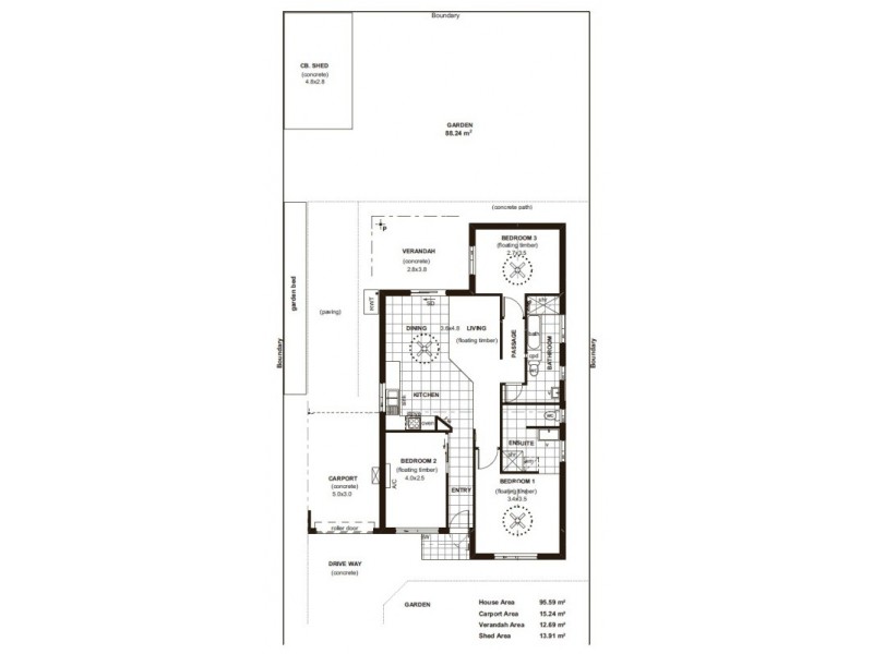 5/21 Parker Avenue, Strathalbyn SA 5255 Floorplan