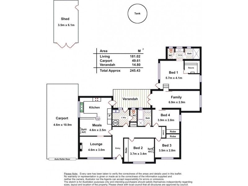 3 Coronation Road, Mount Barker SA 5251 Floorplan