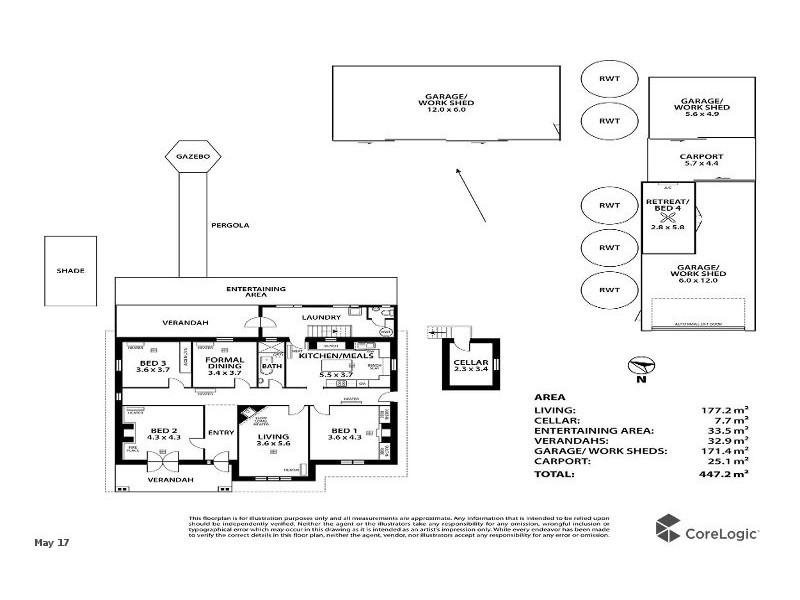 6 West Terrace, Strathalbyn SA 5255 Floorplan