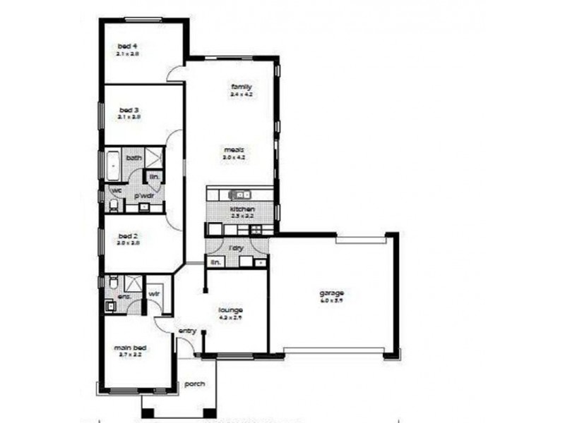 12 Belmont Crescent, Mount Barker SA 5251 Floorplan