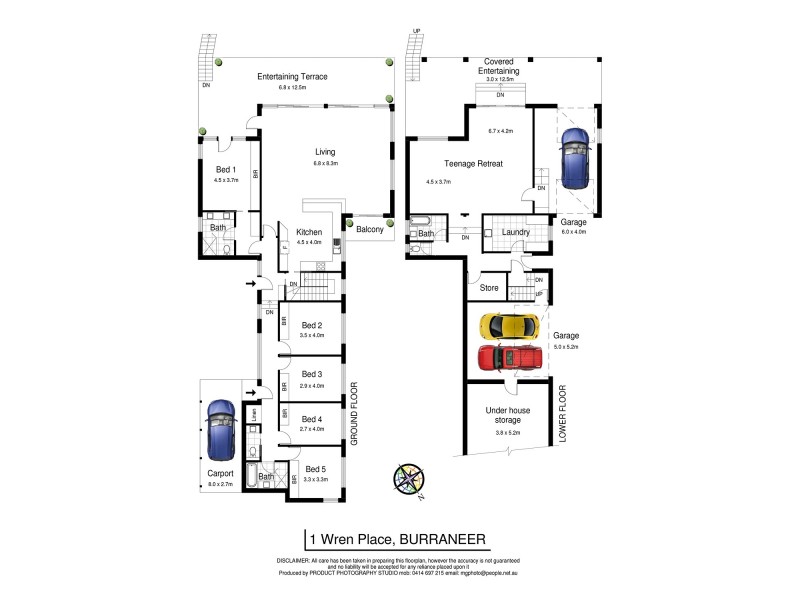 1 Wren Place, Burraneer NSW 2230 Floorplan