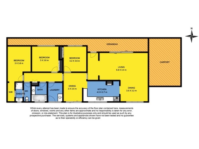 76 Main Road, Gellibrand VIC 3239 Floorplan