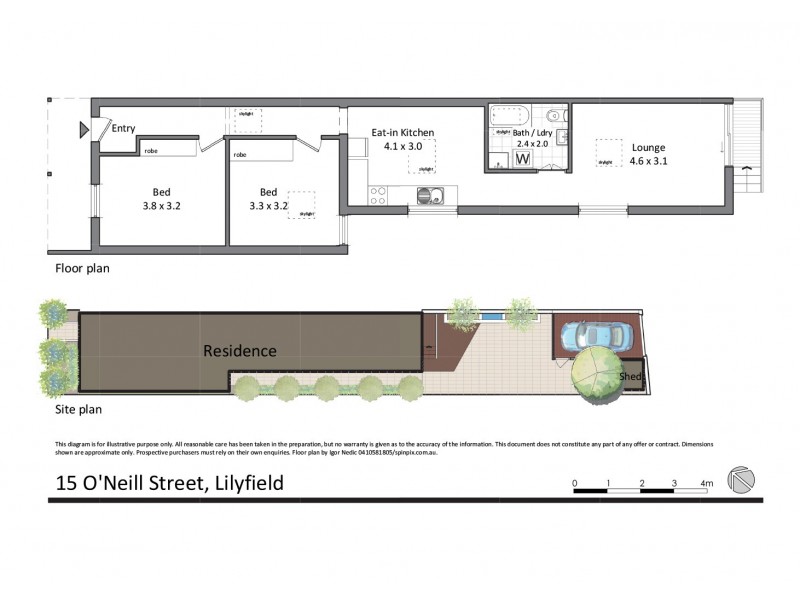 15 O’Neill St, Lilyfield NSW 2040 Floorplan