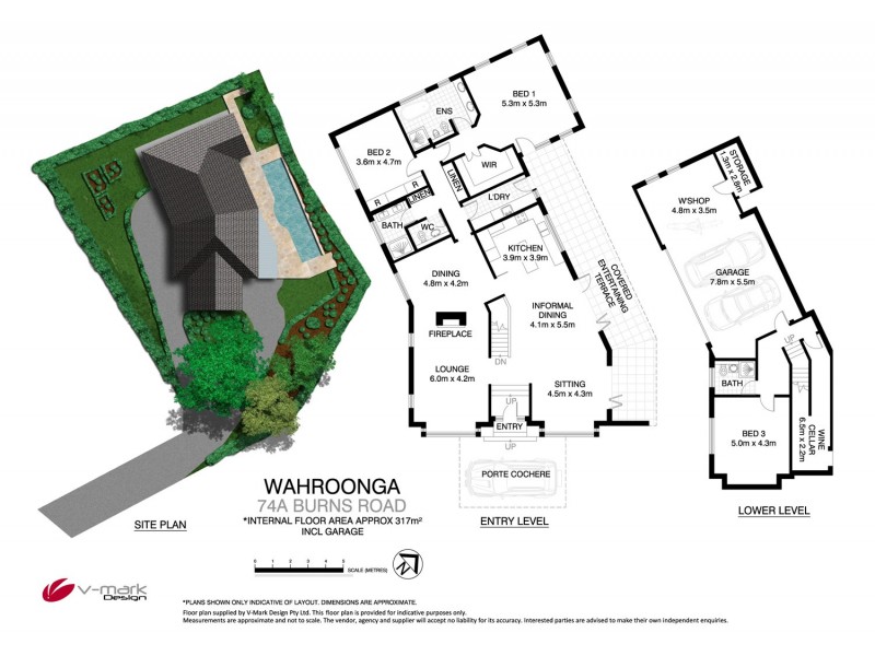 74a Burns Road, Wahroonga NSW 2076 Floorplan