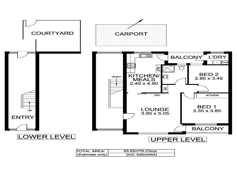 4/6 Hale Street, Everard Park  SA 5035 Floorplan