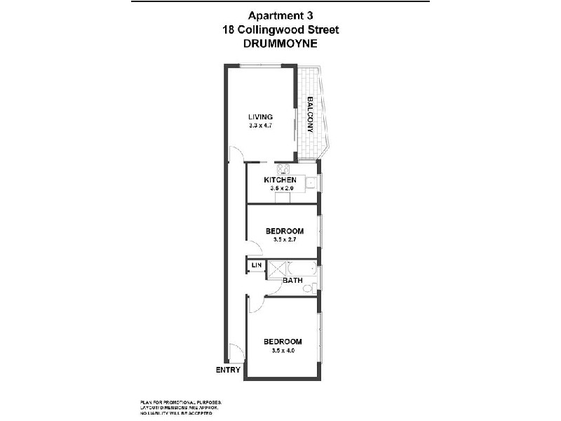 3/18  Collingwood Street, Drummoyne NSW 2047