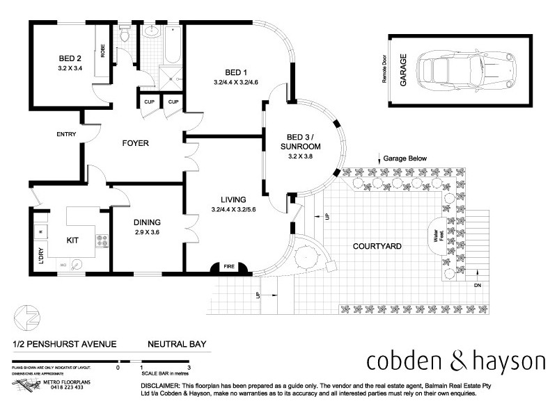 1/2 Penshurst Avenue, Neutral Bay NSW 2089
