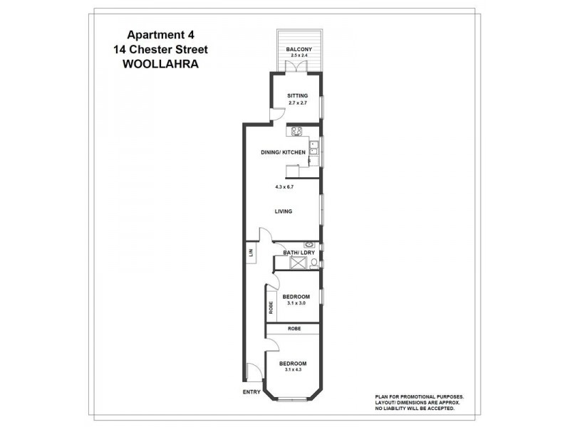 4/14 Chester Street, Woollahra NSW 2025