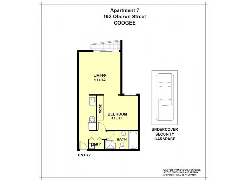 7/193 – 197 Oberon Street, Coogee NSW 2034