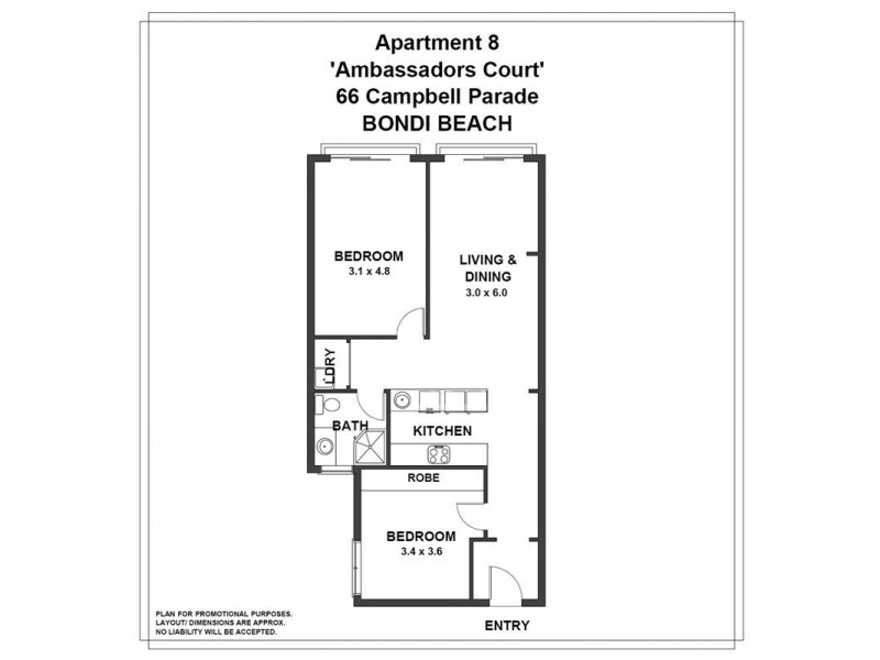 8/66 Campbell Parade, Bondi Beach NSW 2026