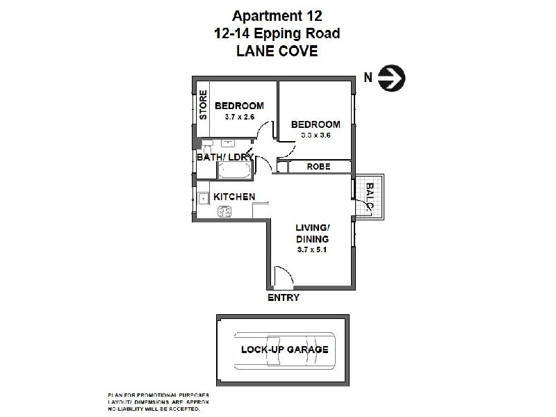 12/12-14  Epping Road, Lane Cove NSW 2066
