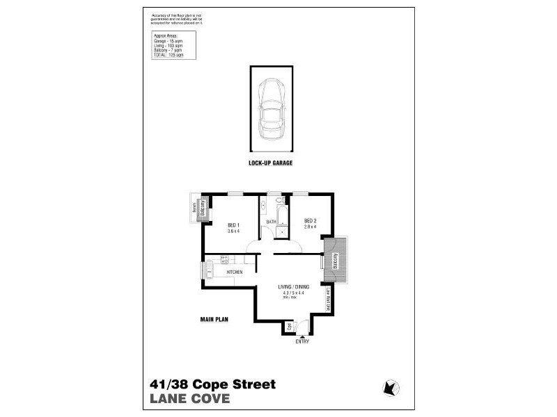 41/38  Cope Street, Lane Cove NSW 2066