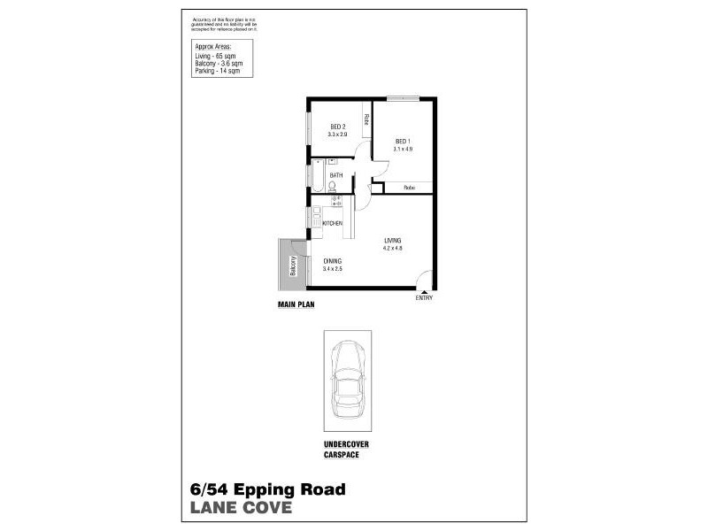 6/54  Epping Road, Lane Cove NSW 2066