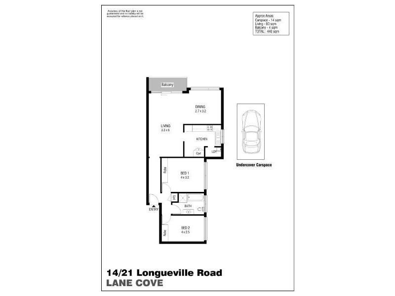 14/21  Longueville Road, Lane Cove NSW 2066