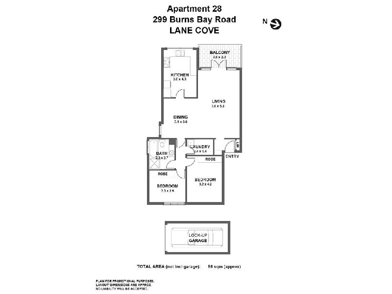 28/299  Burns Bay Road, Lane Cove NSW 2066