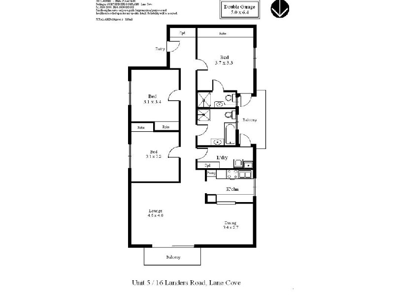 5/16  Landers Road, Lane Cove NSW 2066