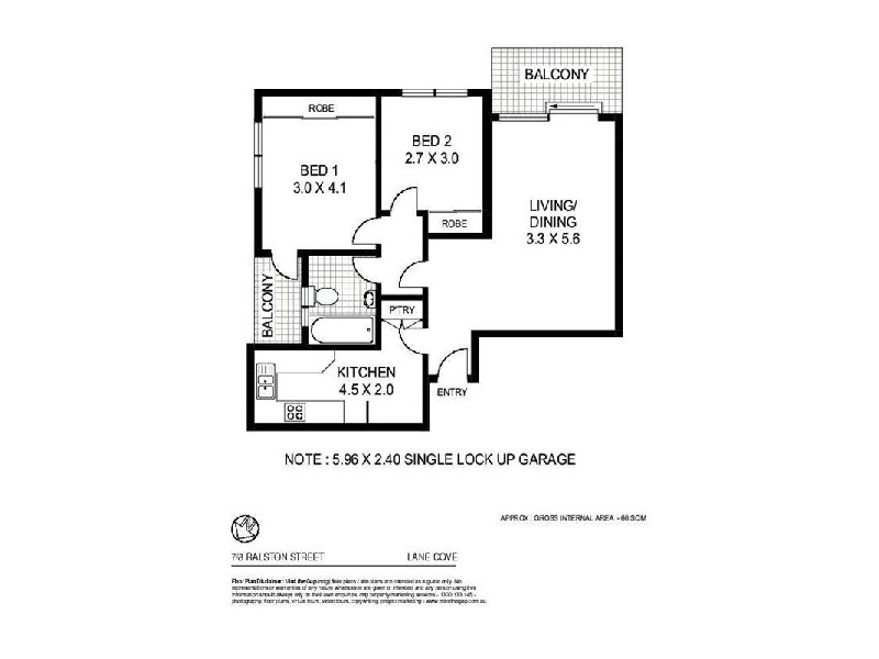 8/7  Ralston Street, Lane Cove NSW 2066
