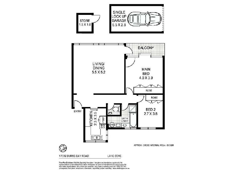 17/302  Burns Bay Road, Lane Cove NSW 2066