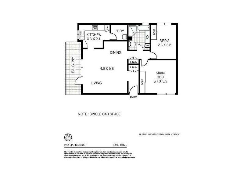 2/10  Epping Road, Lane Cove NSW 2066