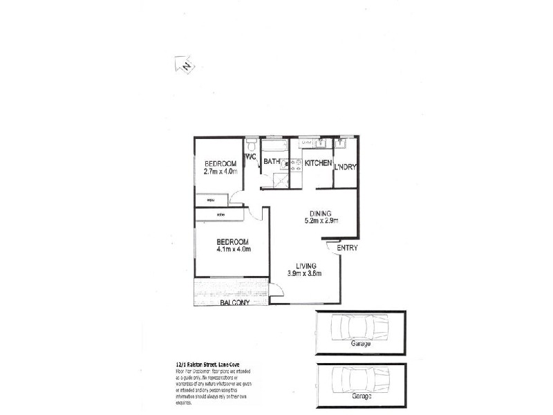 12/1  Ralston Street, Lane Cove NSW 2066