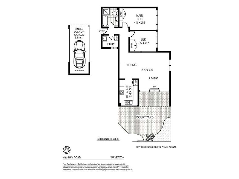 5/12  Bay Road, Waverton NSW 2060