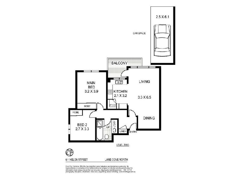 6/1  Helen Street, Lane Cove NSW 2066