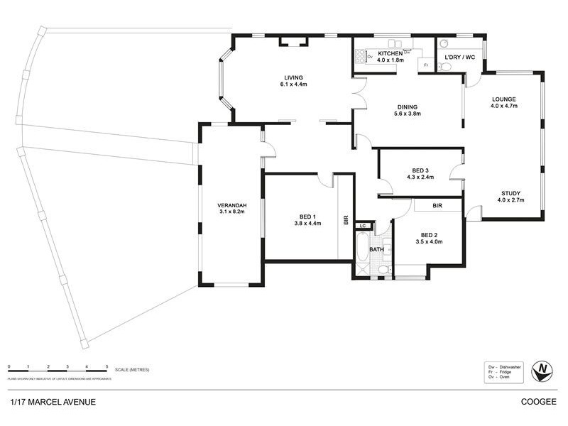 1/17  Marcel Avenue, Coogee NSW 2034