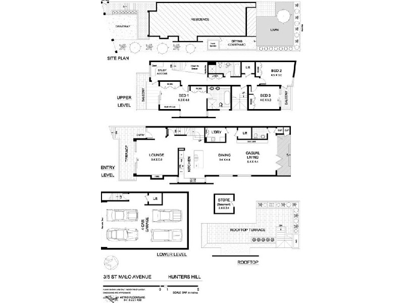 2 & 3 / 5  St Malo Avenue, Hunters Hill NSW 2110