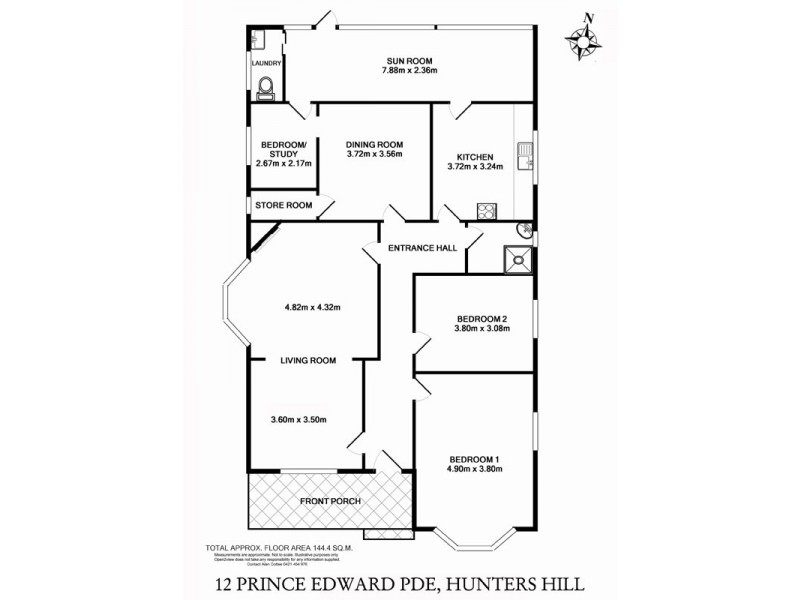 12 Prince Edward Parade, Hunters Hill NSW 2110