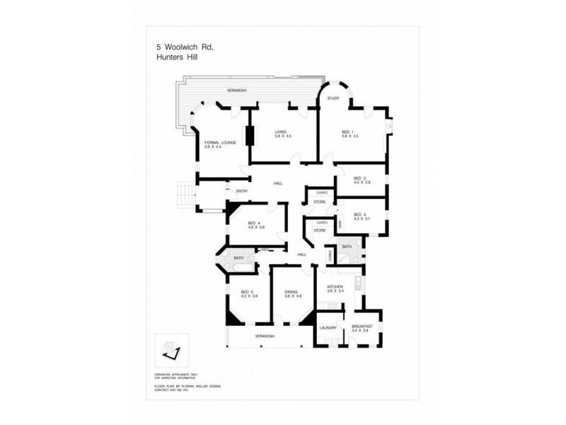 5  Woolwich Road, Hunters Hill NSW 2110