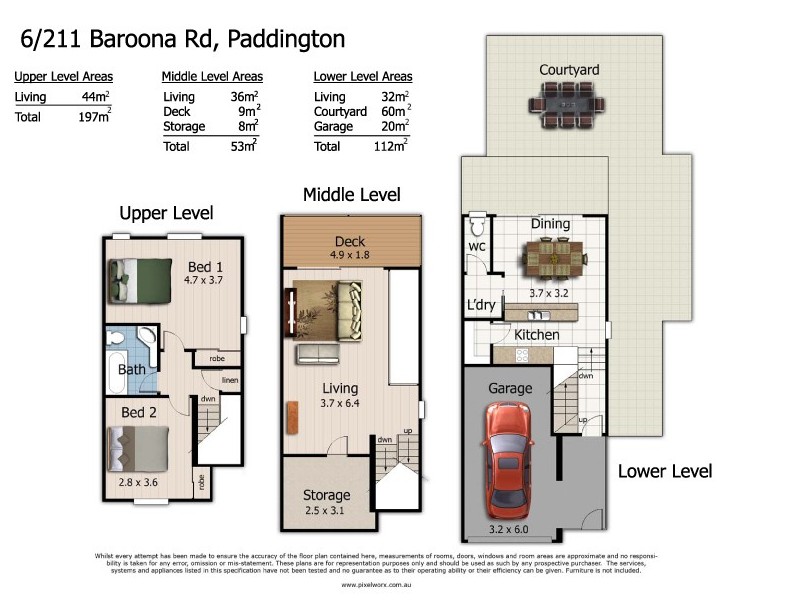 6/211  Baroona Road, Paddington QLD 4064