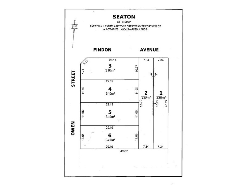 Lots 1 – 6   Findon Avenue, Seaton SA 5023
