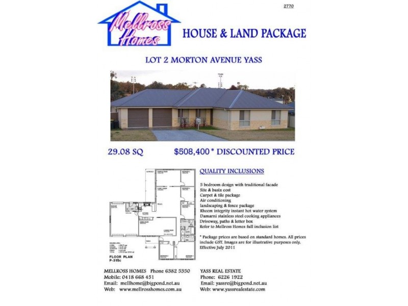 Lot 2 Morton Ave, Yass NSW 2582