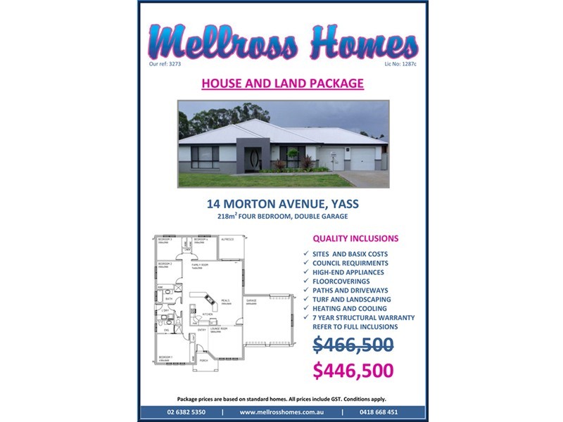 Lot 12-14 Morton Ave, Yass NSW 2582