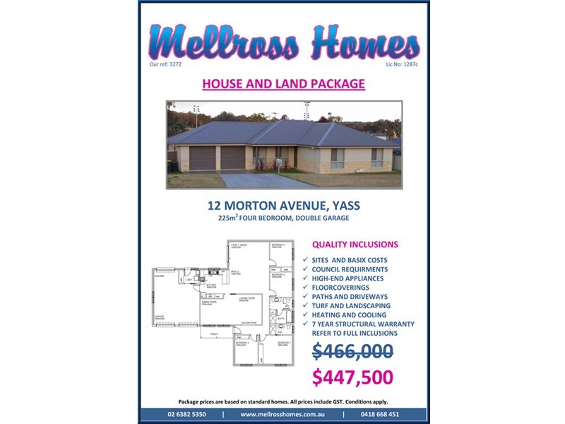 Lot 12-14 Morton Ave, Yass NSW 2582