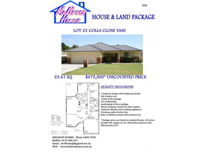 21 & 23   Morton Ave Estate, Yass NSW 2582