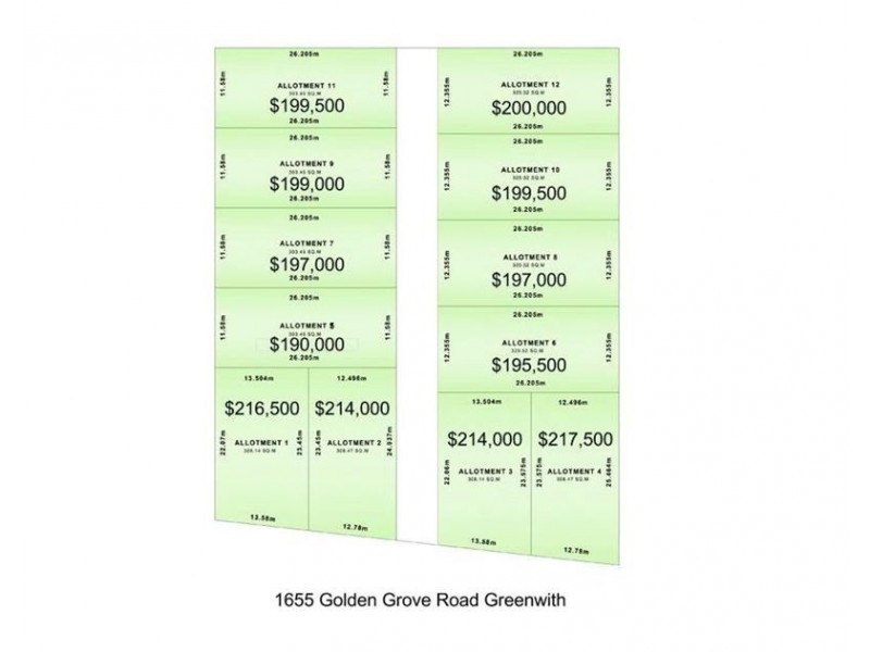 Lot 1-12, 1655 Golden Grove Road, Greenwith SA 5125