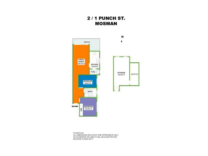 2/1 Punch Street, Mosman NSW 2088