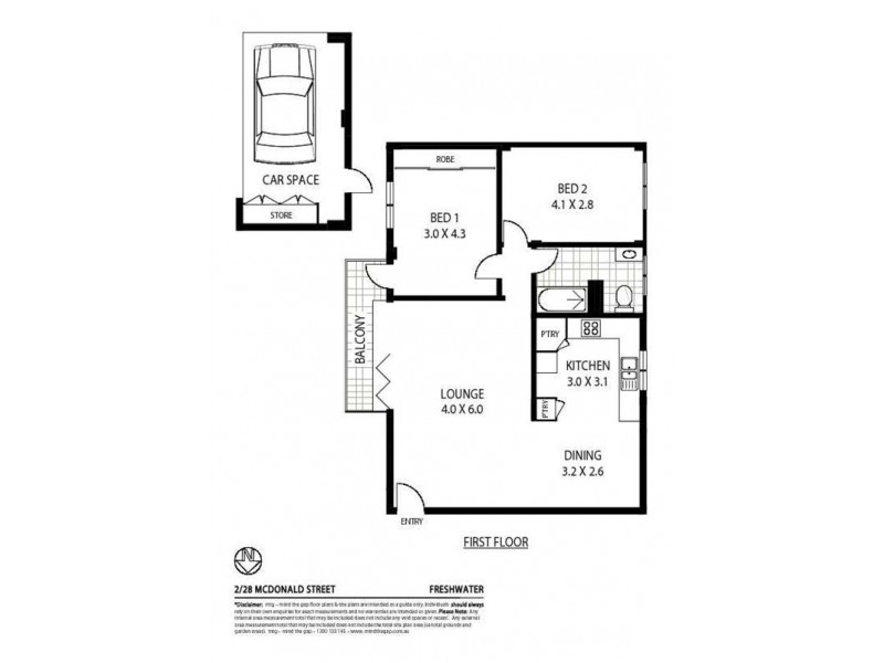 2/28 McDonald Street, Freshwater NSW 2096