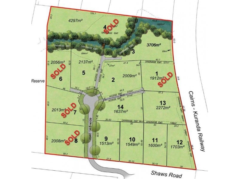 Lot 2, 1 Shaws Road, Redlynch QLD 4870