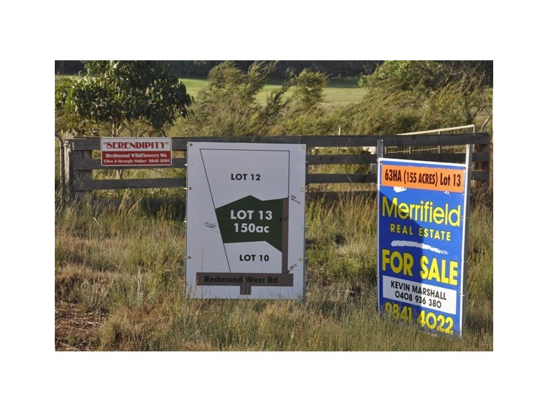 Lot 13 Redmond West Road, Redmond WA 6327